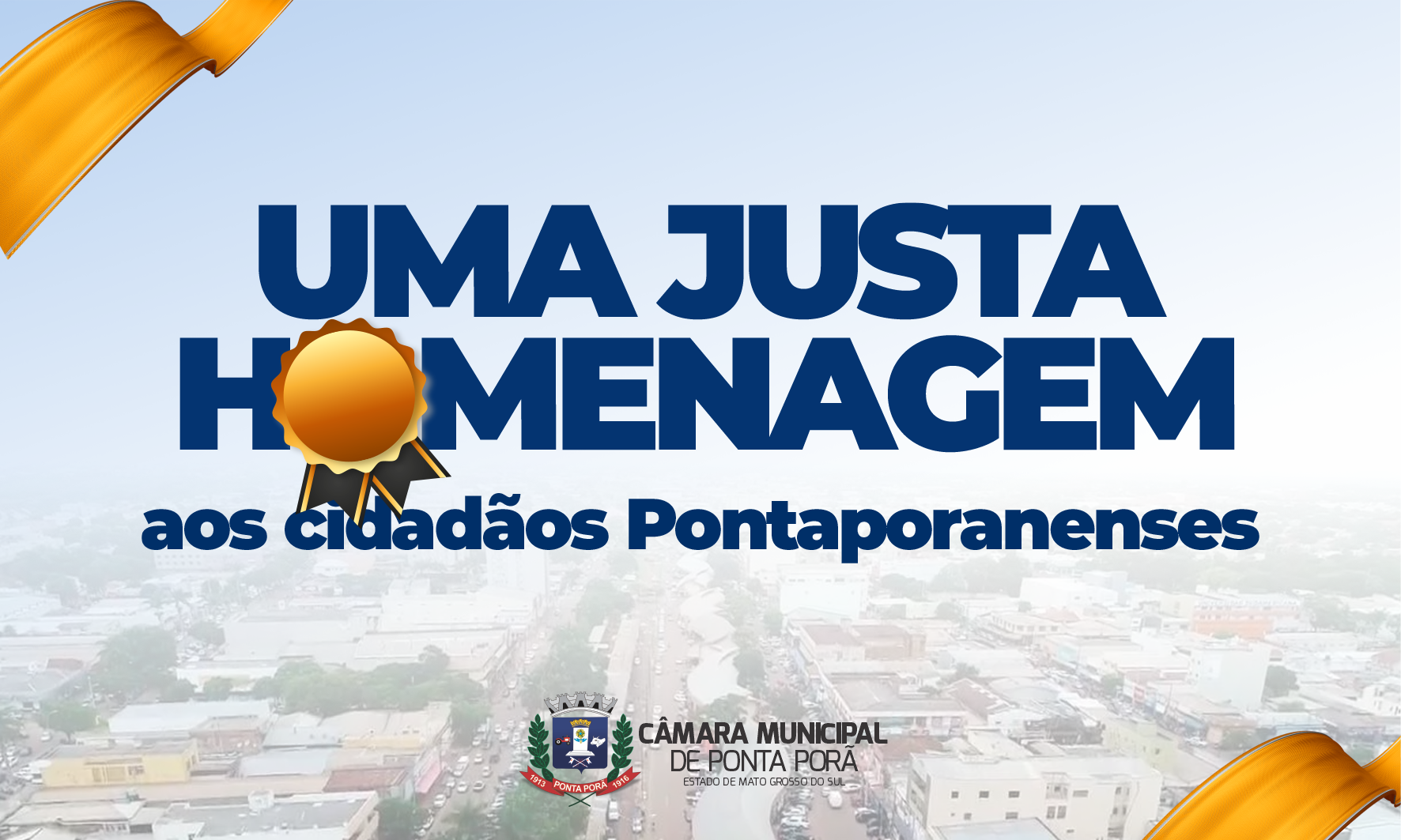 Câmara Municipal de Ponta Porã vai promover Sessão Solene de Outorga de Honrarias